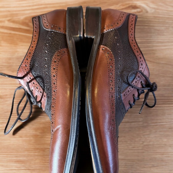 MENS KENNETH NEW YORK COLE DRESS SURCE OXFORDS SHOES BROWN LEATHER SIZE 8.5M main image 5